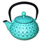 REGENT CAST IRON CHINESE TEAPOT TURQUOISE, (500ML)