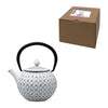 REGENT CAST IRON CHINESE TEAPOT WHITE, 500ML