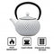 REGENT CAST IRON CHINESE TEAPOT WHITE, (500ML)