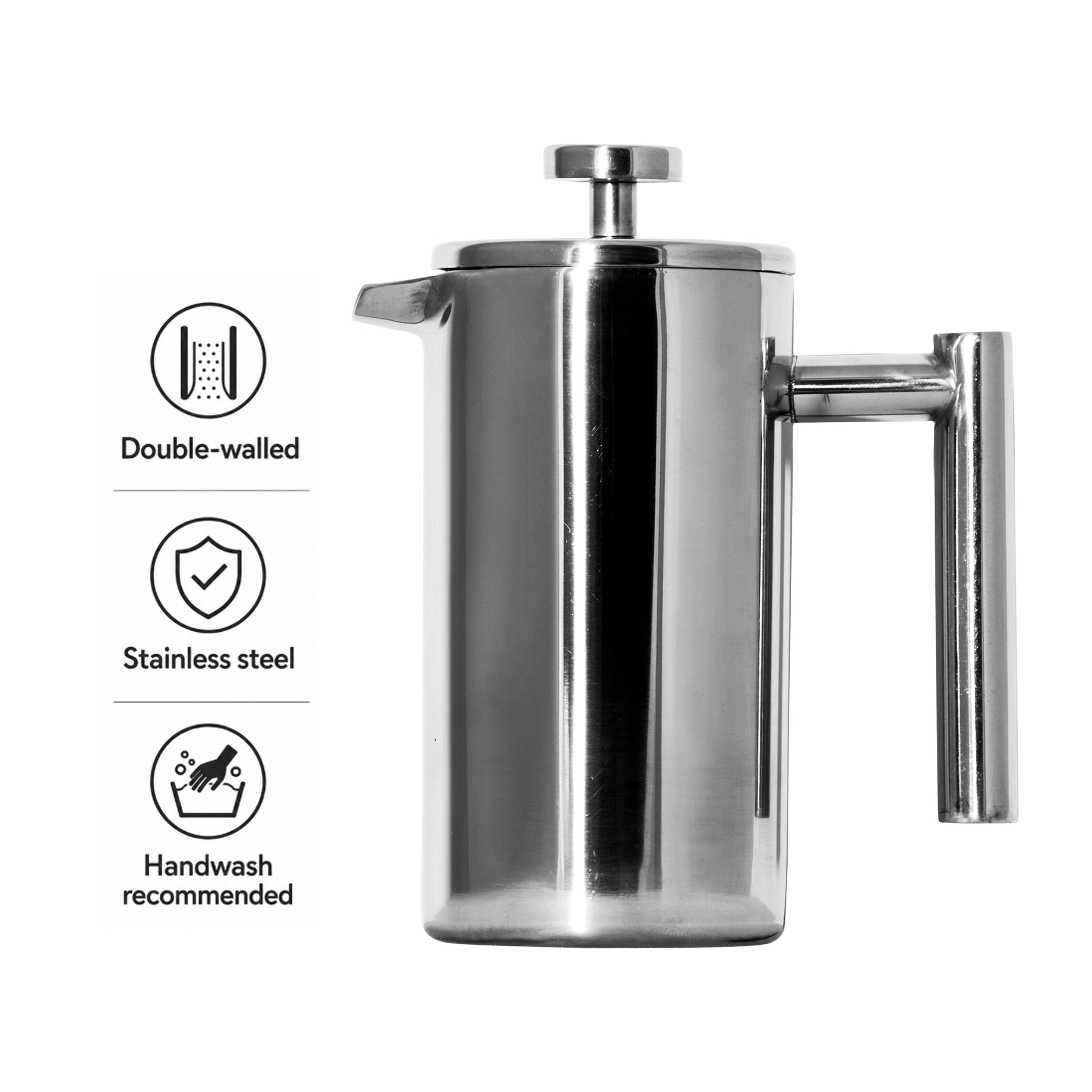 REGENT COLOMBIA COFFEE MAKER DOUBLE WALLED ST STEEL 3 CUP, 350ML