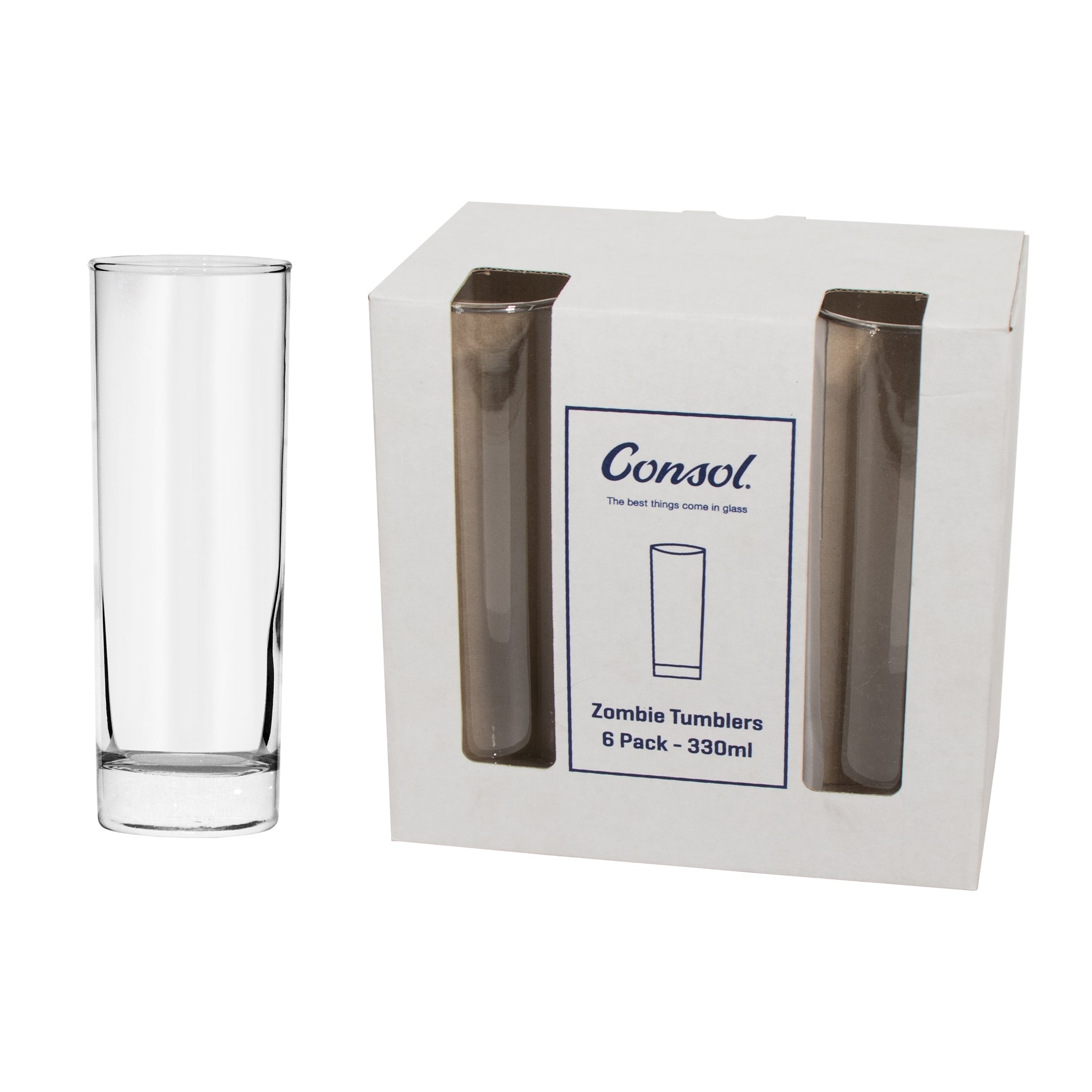 CONSOL ZOMBIE TUMBLERS 6PK, 330ML