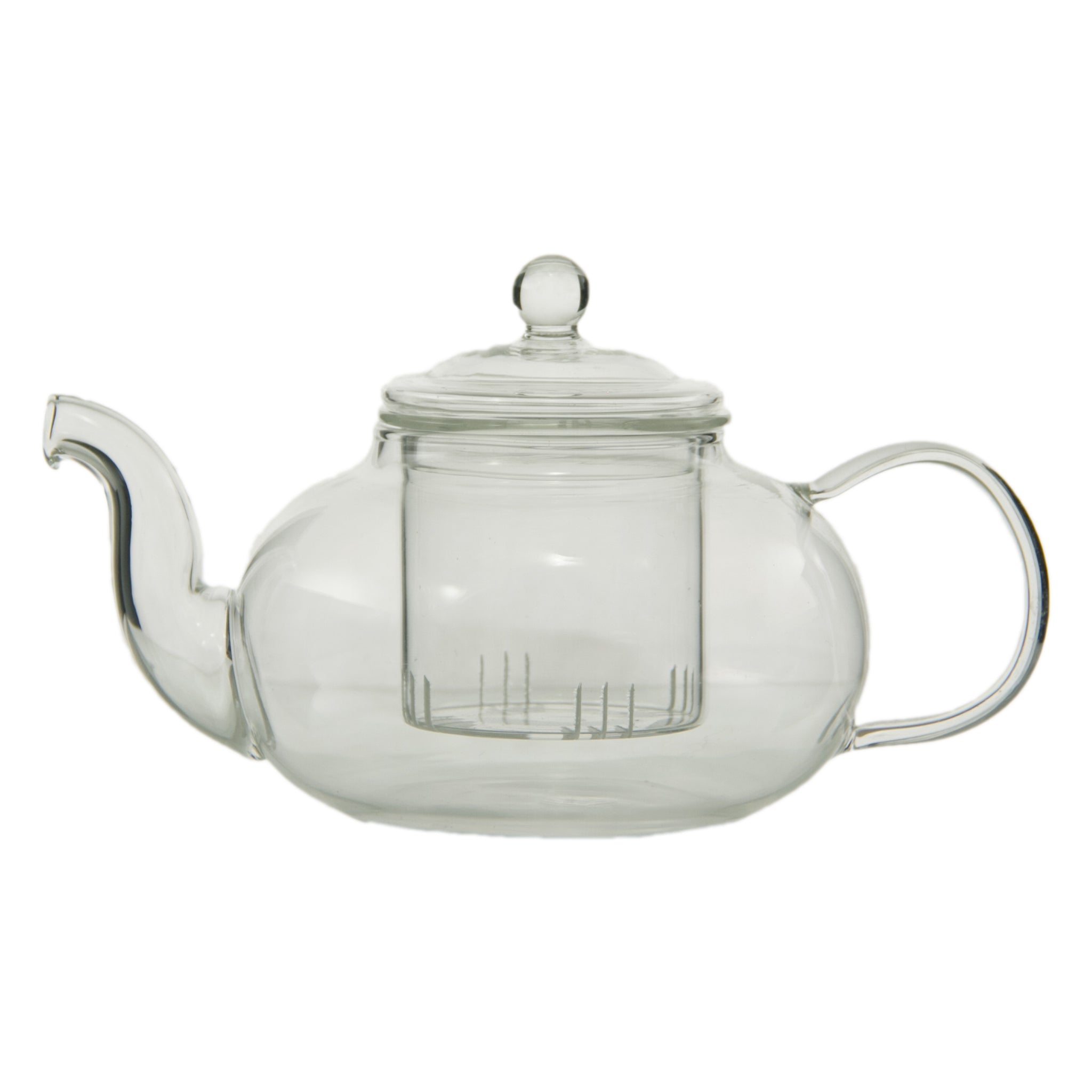 REGENT BOROSILICATE GLASS TEAPOT WITH INFUSER AND LID, 450ML