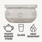 REGENT TEAPOT BURNER STAND BOROSILICATE GLASS LARGE,
