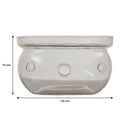 REGENT TEAPOT BURNER STAND BOROSILICATE GLASS LARGE, (70X120MM DIA)