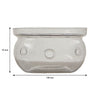 REGENT TEAPOT BURNER STAND BOROSILICATE GLASS LARGE, (70X120MM DIA)