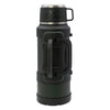 REGENT LARGE VACUUM FLASK STAINLESS STEEL WITH CUP LID KHAKI GREEN, 2L