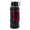 REGENT LARGE VACUUM FLASK STAINLESS STEEL WITH CUP LID MATT BLACK, 2L