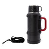 REGENT LARGE VACUUM FLASK STAINLESS STEEL WITH CUP LID MATT BLACK, 2L