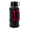 REGENT LARGE VACUUM FLASK STAINLESS STEEL WITH CUP LID MATT BLACK, 3.2L