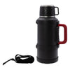 REGENT LARGE VACUUM FLASK STAINLESS STEEL WITH CUP LID MATT BLACK, 3.2L