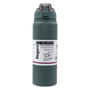 REGENT TRAVEL VACUUM FLASK STAINLESS STEEL WITH SIP STRAW SAGE GREEN, 900ML