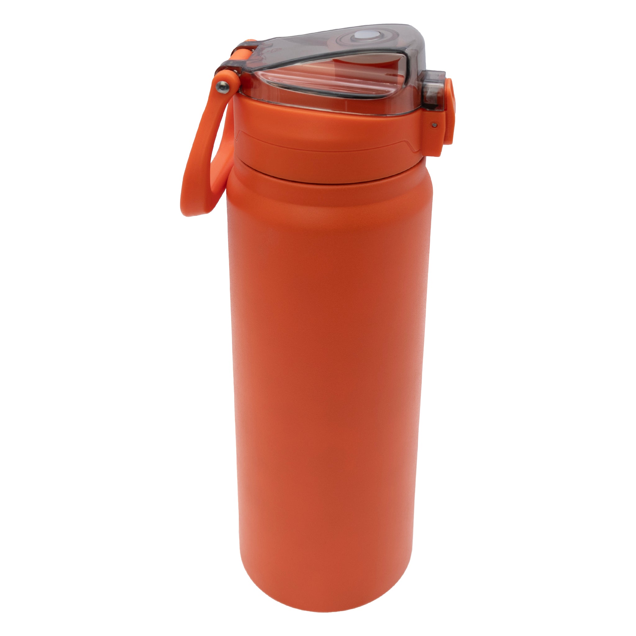REGENT TRAVEL VACUUM FLASK STAINLESS STEEL WITH SIP STRAW ORANGE, 900ML