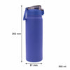 REGENT TRAVEL VACUUM FLASK STAINLESS STEEL WITH SIP STRAW LILAC, 900ML