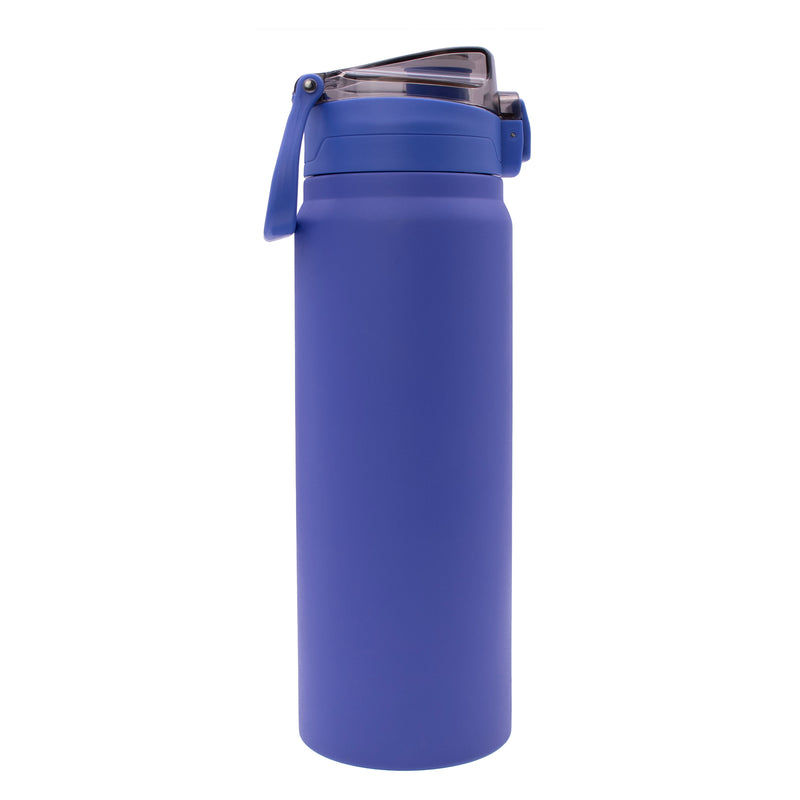 REGENT TRAVEL VACUUM FLASK STAINLESS STEEL WITH SIP STRAW LILAC, 900ML