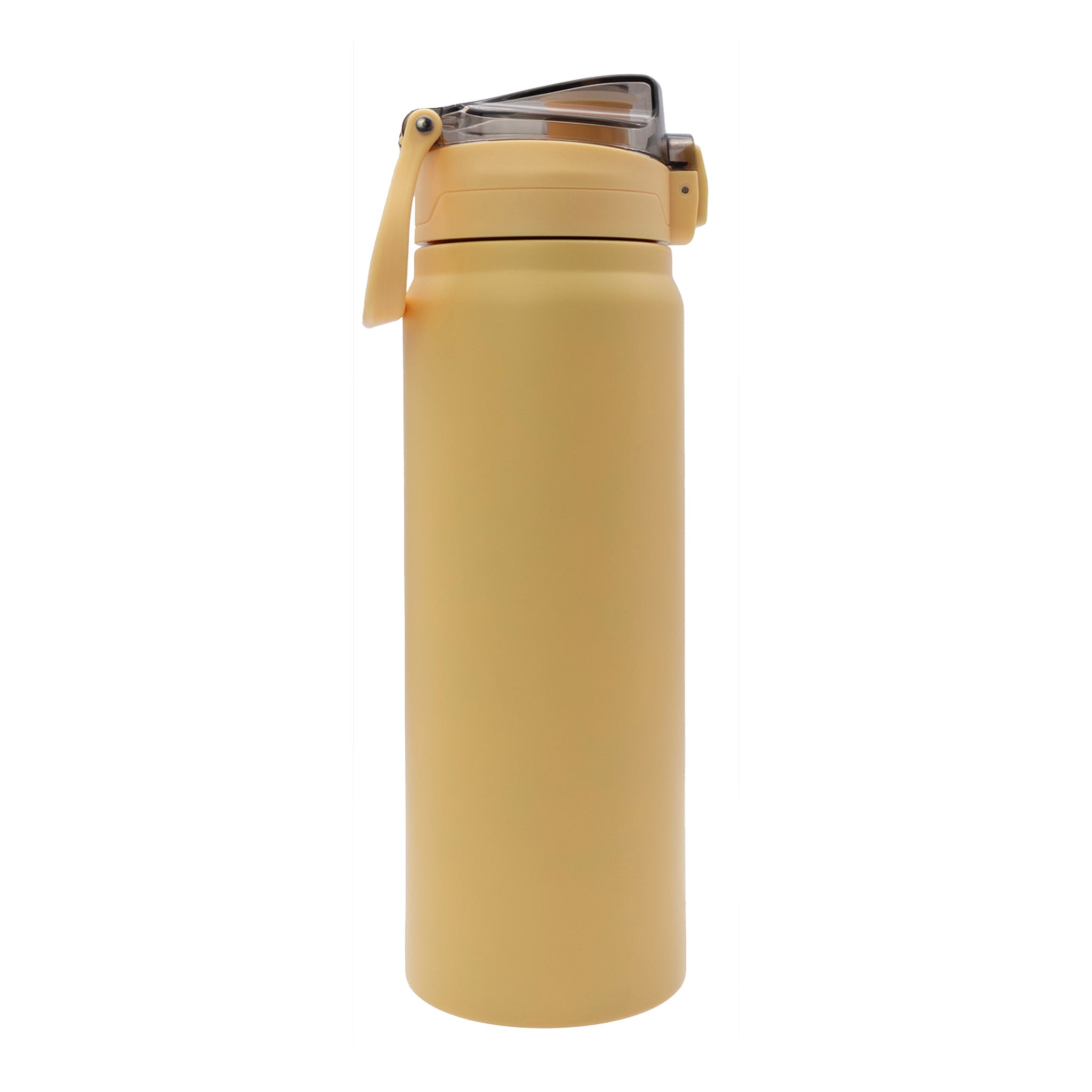 REGENT TRAVEL VACUUM FLASK STAINLESS STEEL WITH SIP STRAW YELLOW, 900ML
