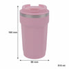 REGENT DOUBLE WALL STAINLESS STEEL TRAVEL MUG PINK, 510ML