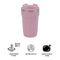 REGENT DOUBLE WALL STAINLESS STEEL TRAVEL MUG PINK, 510ML