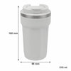 REGENT DOUBLE WALL STAINLESS STEEL TRAVEL MUG WHITE, 510ML