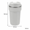 REGENT DOUBLE WALL STAINLESS STEEL TRAVEL MUG WHITE, 510ML
