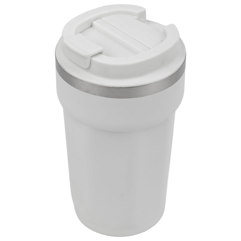 REGENT DOUBLE WALL STAINLESS STEEL TRAVEL MUG WHITE, 510ML