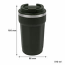 REGENT DOUBLE WALL STAINLESS STEEL TRAVEL MUG SAGE, 510ML