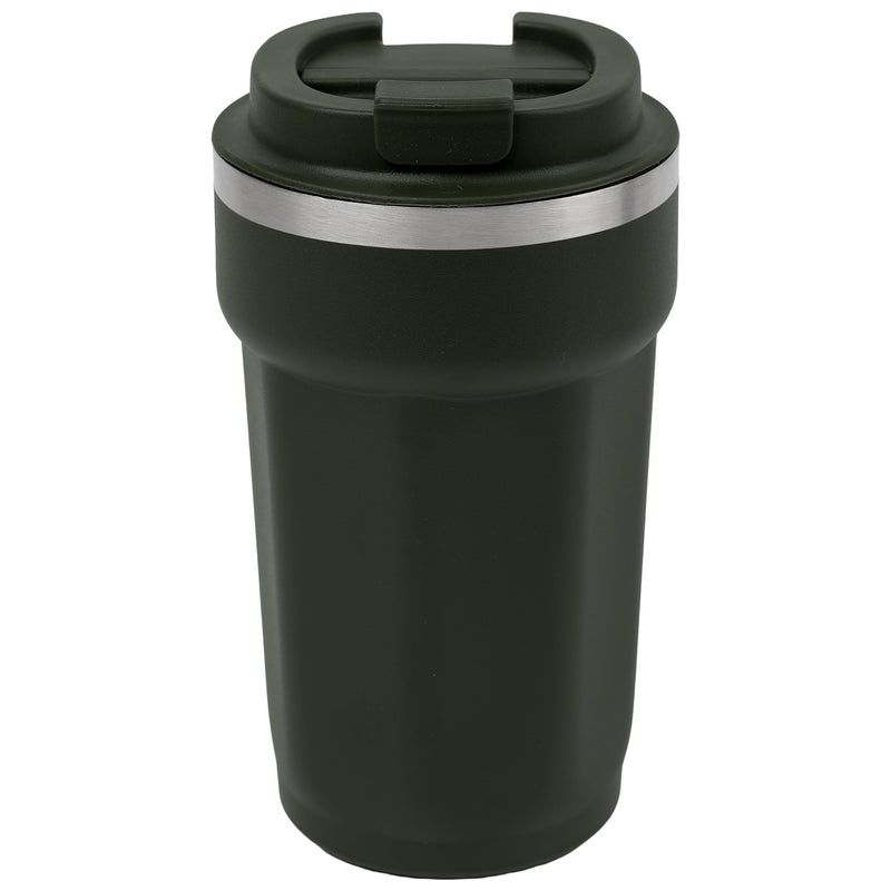 REGENT DOUBLE WALL STAINLESS STEEL TRAVEL MUG SAGE, 510ML