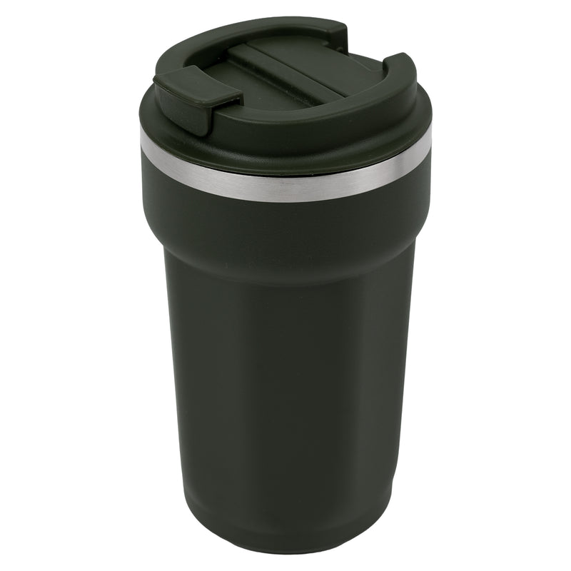 REGENT DOUBLE WALL STAINLESS STEEL TRAVEL MUG SAGE, 510ML