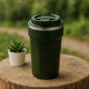 REGENT DOUBLE WALL STAINLESS STEEL TRAVEL MUG SAGE, 510ML