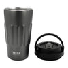 REGENT DOUBLE WALLED INSULATED TRAVEL MUG ST. STEEL AND PP PLASTIC LID GREY, 500ML