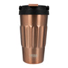REGENT DOUBLE WALLED INSULATED TRAVEL MUG ST. STEEL AND PP PLASTIC LID BRONZE, 500ML