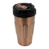 REGENT DOUBLE WALLED INSULATED TRAVEL MUG ST. STEEL AND PP PLASTIC LID BRONZE, 500ML