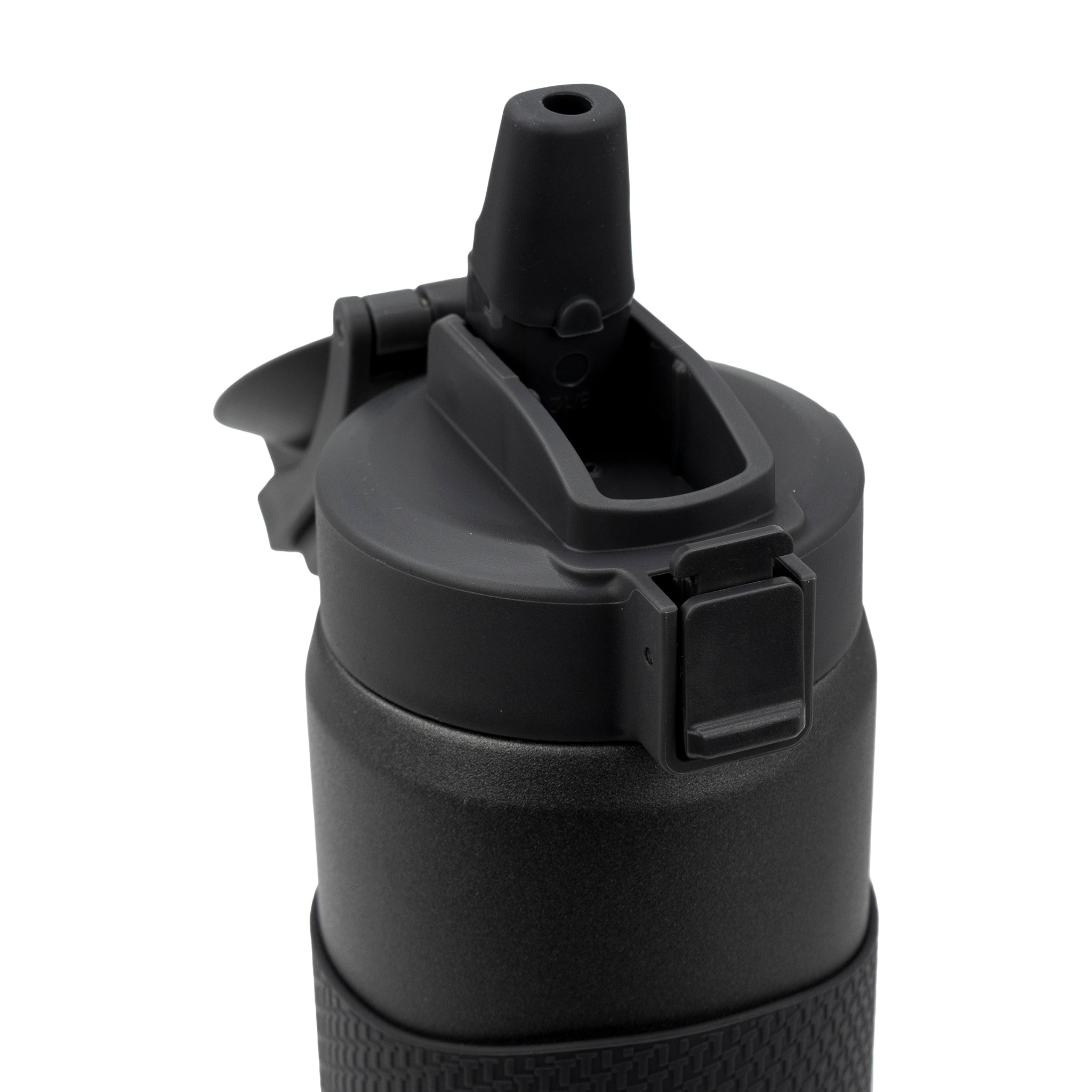 REGENT DOUBLE WALLED VACUUM INSULATED BOTTLE ST. STEEL, SILICONE AND PP PLASTIC GREY 900ML