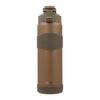 REGENT DOUBLE WALLED VACUUM INSULATED BOTTLE ST. STEEL, SILICONE AND PP PLASTIC BROWN, 900ML