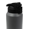 REGENT DOUBLE WALLED VACUUM INSULATED FLASK ST. STEEL AND PP PLASTIC GREY, 1.2L