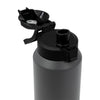 REGENT DOUBLE WALLED VACUUM INSULATED FLASK ST. STEEL AND PP PLASTIC GREY, 1.2L
