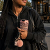 REGENT DOUBLE WALLED INSULATED TRAVEL MUG ST. STEEL AND PP PLASTIC PINK, 600ML