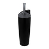 REGENT DOUBLE WALLED VACUUM INSULATED FLASK ST. STEEL AND PP PLASTIC BLACK, 900ML