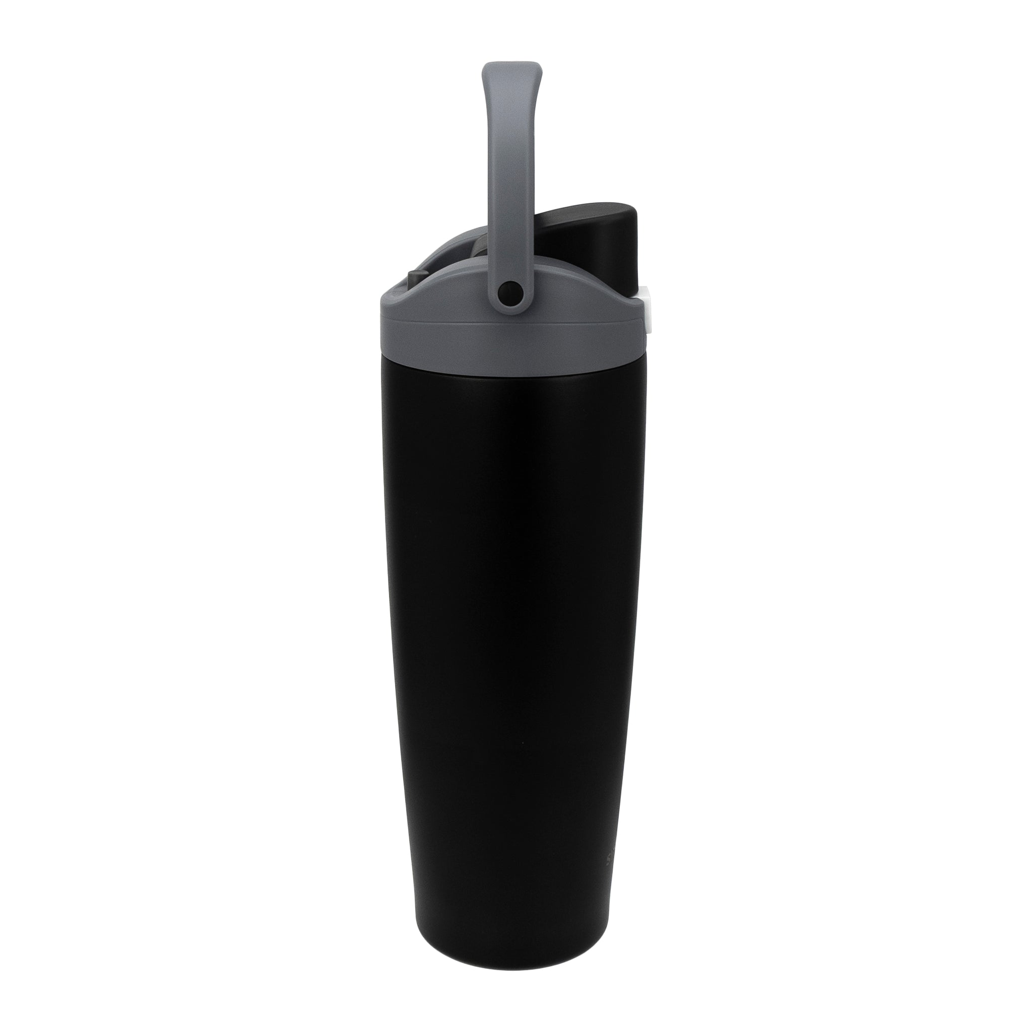 REGENT DOUBLE WALLED VACUUM INSULATED FLASK ST. STEEL AND PP PLASTIC BLACK, 900ML