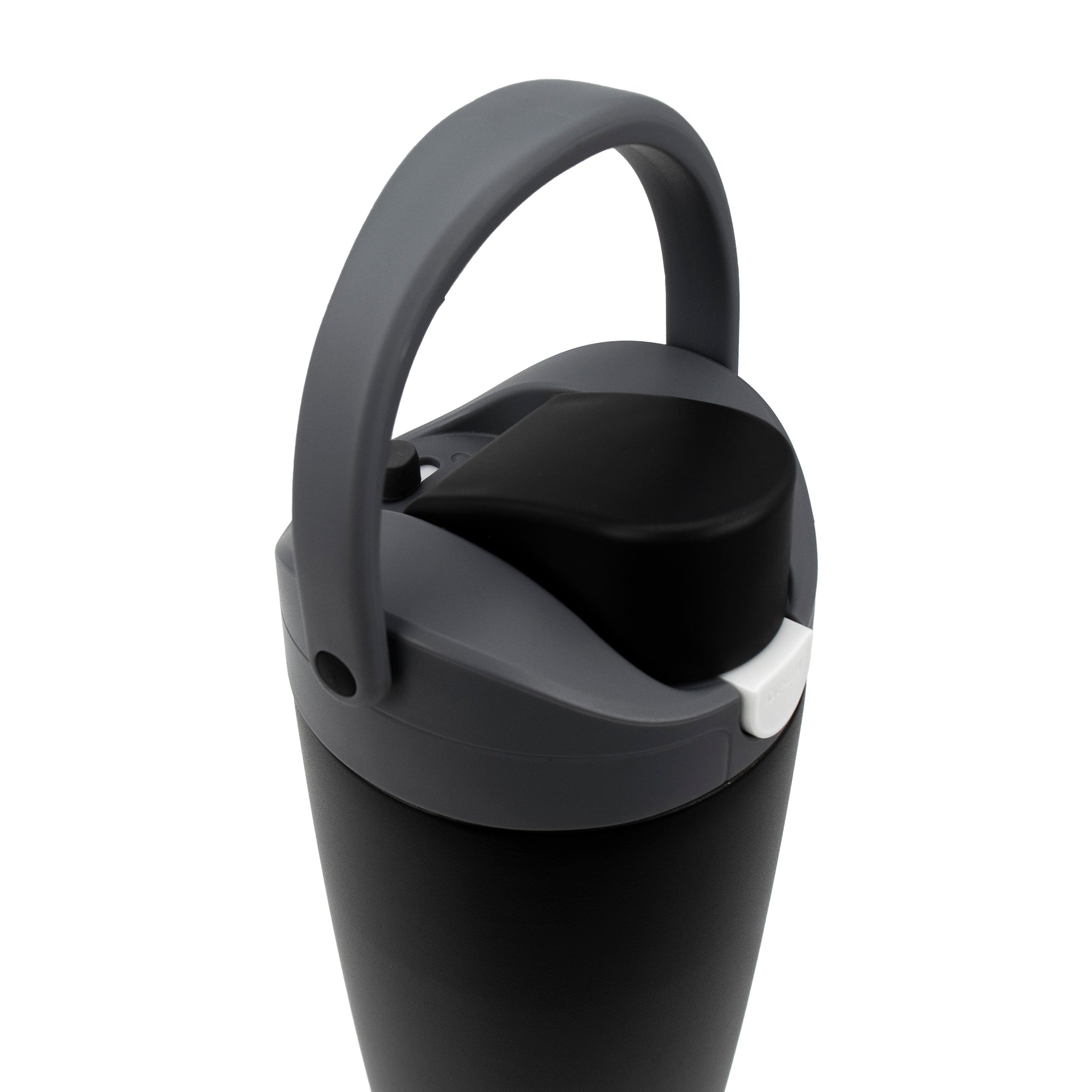 REGENT DOUBLE WALLED VACUUM INSULATED FLASK ST. STEEL AND PP PLASTIC BLACK, 900ML