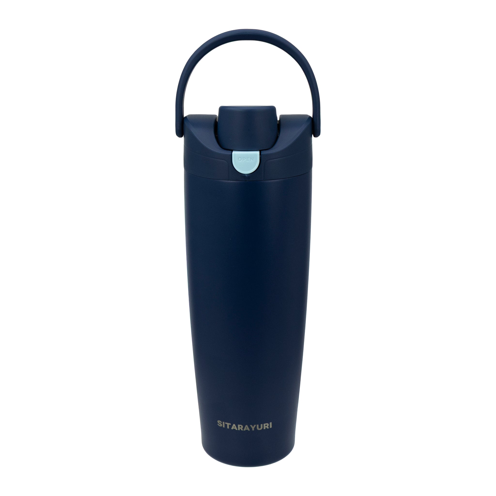 REGENT DOUBLE WALLED VACUUM INSULATED FLASK ST. STEEL AND PP PLASTIC BLUE, 900ML