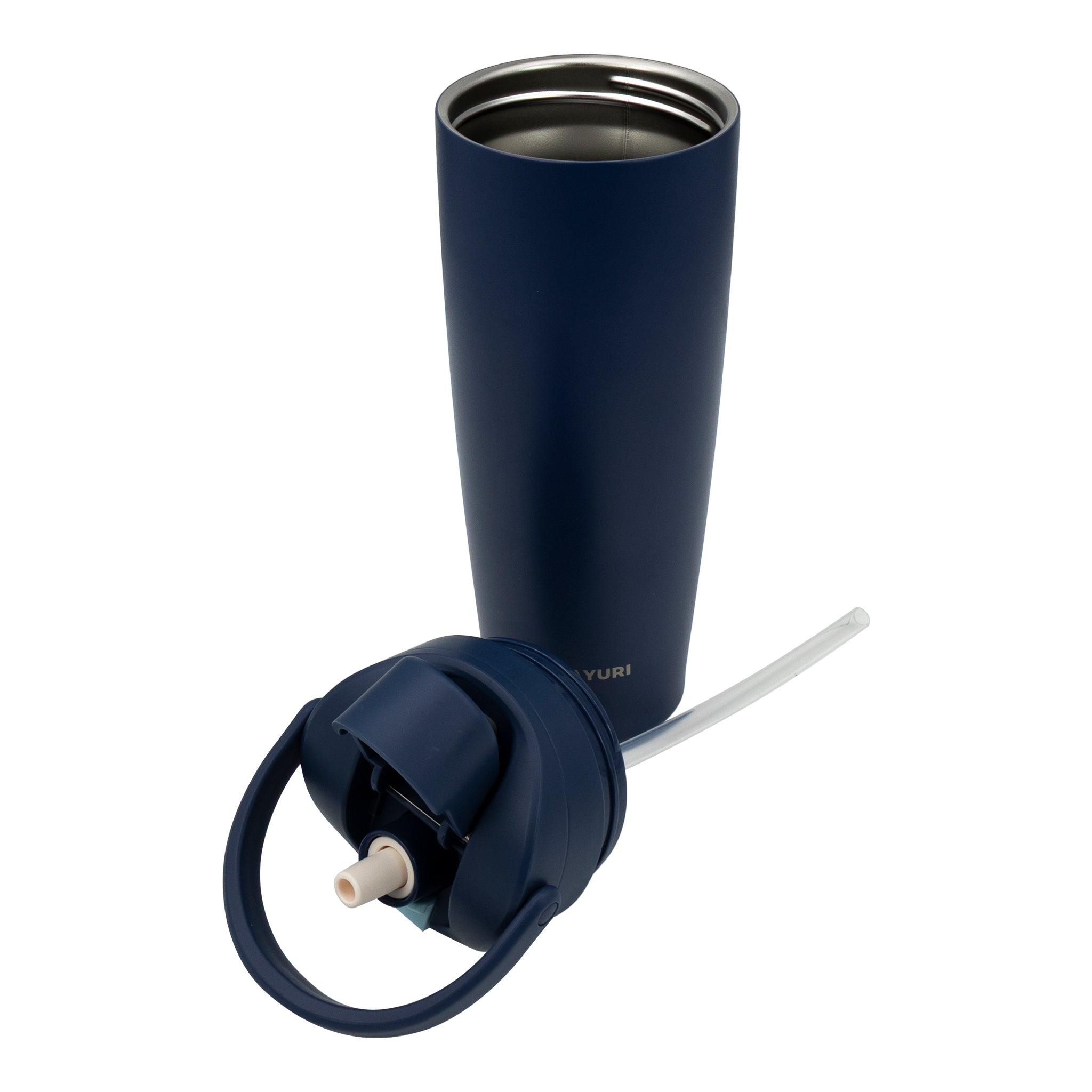 REGENT DOUBLE WALLED VACUUM INSULATED FLASK ST. STEEL AND PP PLASTIC BLUE, 900ML