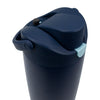 REGENT DOUBLE WALLED VACUUM INSULATED FLASK ST. STEEL AND PP PLASTIC BLUE, 900ML