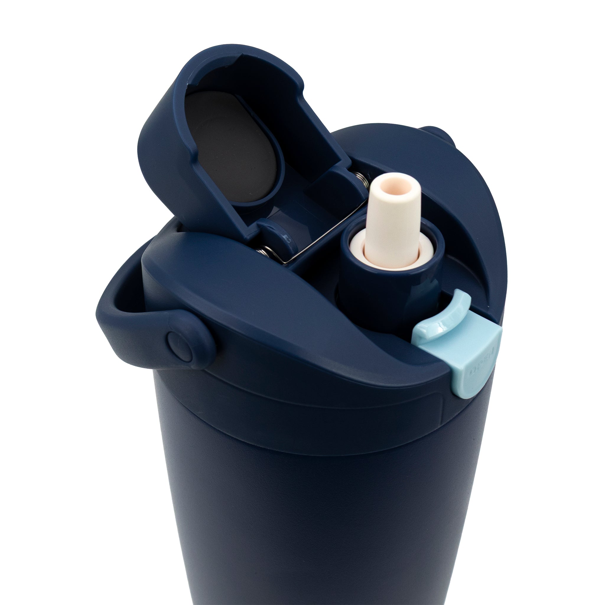REGENT DOUBLE WALLED VACUUM INSULATED FLASK ST. STEEL AND PP PLASTIC BLUE, 900ML