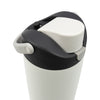 REGENT DOUBLE WALLED VACUUM INSULATED FLASK ST. STEEL AND PP PLASTIC WHITE, 900ML