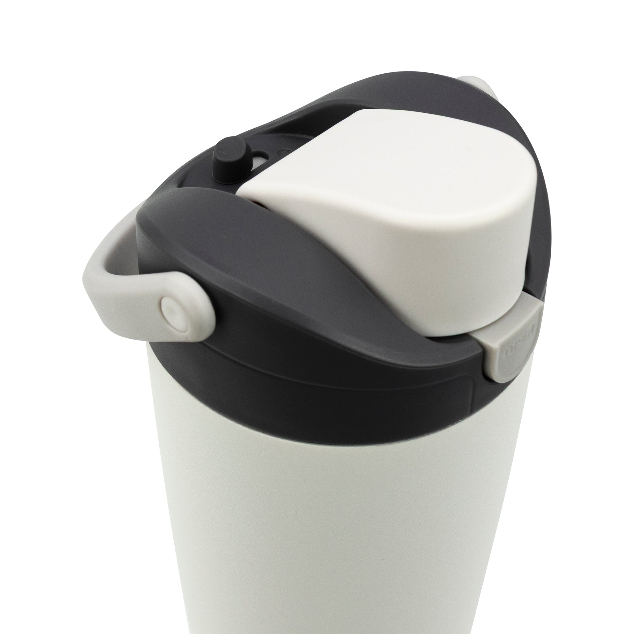 REGENT DOUBLE WALLED VACUUM INSULATED FLASK ST. STEEL AND PP PLASTIC WHITE, 900ML