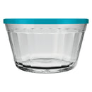 NADIR AMERICANO XL BOWL WITH 4 COLOURED PLASTIC LIDS, 1LT
