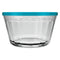 NADIR AMERICANO XL BOWL WITH 4 COLOURED PLASTIC LIDS, 1LT