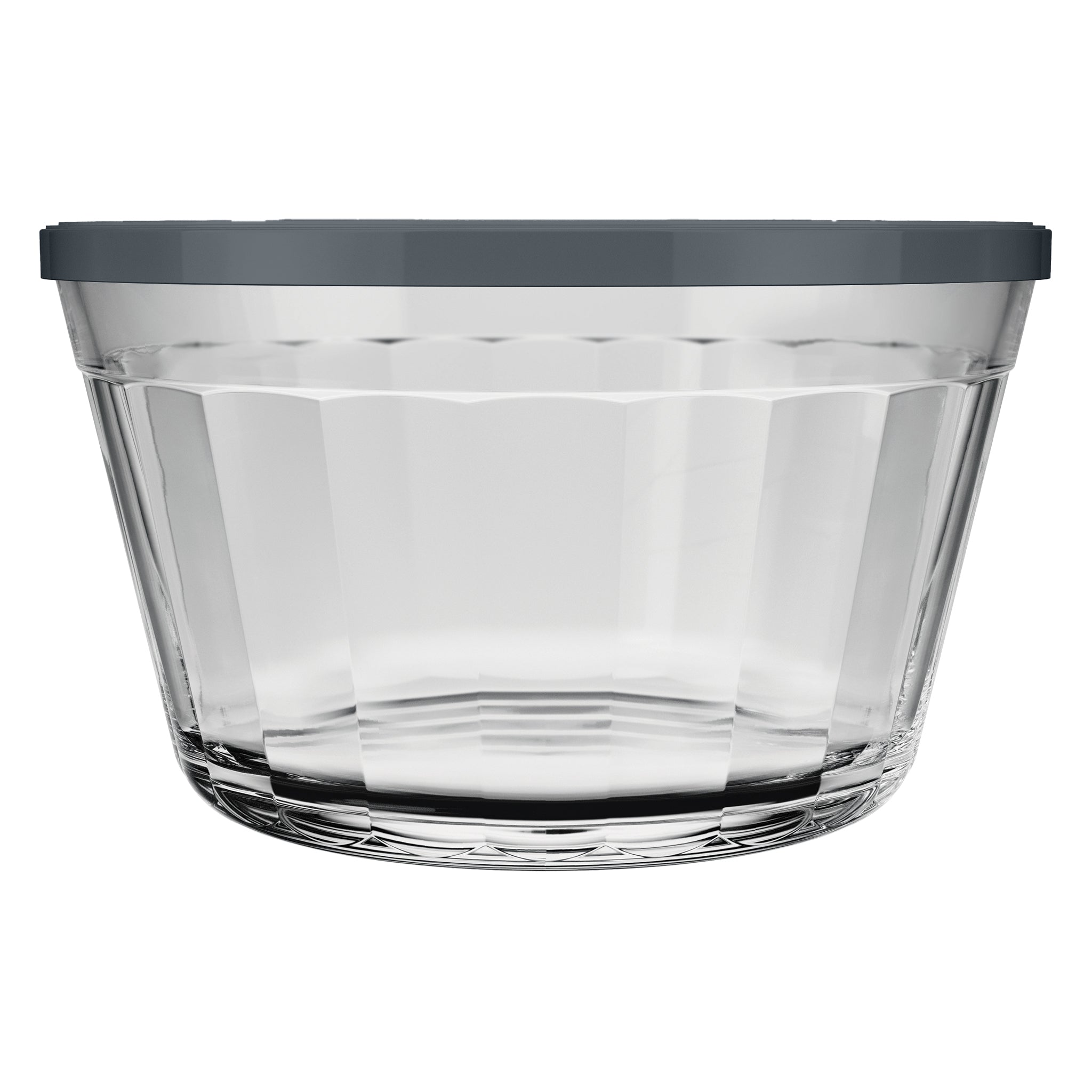 NADIR AMERICANO XL BOWL WITH 3 COLOURED PLASTIC LIDS, 1L