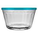 NADIR AMERICANO XL BOWL WITH 4 COLOURED PLASTIC LIDS, 1LT
