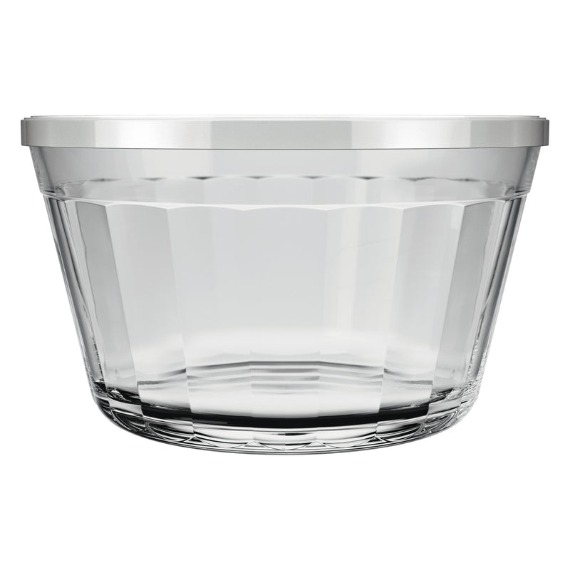 NADIR AMERICANO XL BOWL WITH 4 COLOURED PLASTIC LIDS, 1LT